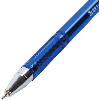 Ручка шариковая масляная BRAUBERG "PROFI-OIL TONE", СИНЯЯ, узел 0,7 мм, линия письма 0,35 мм, 143459