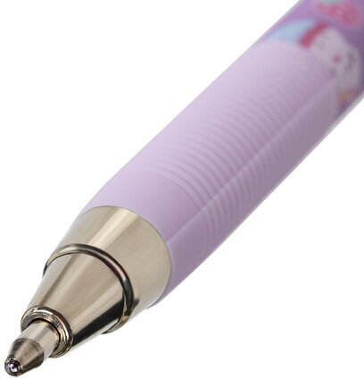 Ручка шариковая ЮНЛАНДИЯ "PURRMAID", синяя, SOFT TOUCH покрытие, узел 0,7 мм, линия письма 0,35 мм, 143731