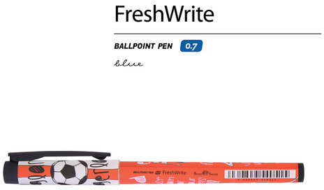 Ручка шариковая BRUNO VISCONTI FreshWrite, СИНЯЯ, "Футбол. Чемпионы. Англия", линия письма 0,5 мм, 20-0214/107