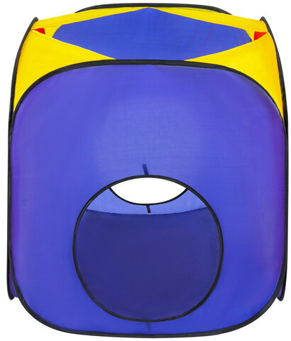 Детская игровая палатка-лабиринт с 2 тоннелями и кубом, 4 в 1, в сумке, BRAUBERG KIDS, 665171