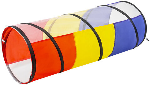 Детская игровая палатка-лабиринт с 2 тоннелями и кубом, 4 в 1, в сумке, BRAUBERG KIDS, 665171