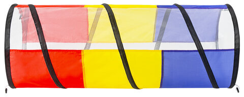 Детская игровая палатка-лабиринт с 2 тоннелями и кубом, 4 в 1, в сумке, BRAUBERG KIDS, 665171
