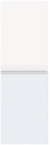 Блокнот БОЛЬШОЙ ФОРМАТ А4 198х297 мм, 80 л., гребень, жесткая подложка, клетка, BRAUBERG, "Calm", 114357