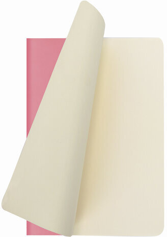 Тетрадь 48 л. в точку обложка кожзам SoftTouch, сшивка, A5 (147х210мм), РОЗОВЫЙ, BRAUBERG RAINBOW, 403882