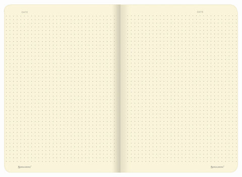 Тетрадь 48 л. в точку обложка кожзам SoftTouch, сшивка, A5 (147х210мм), РОЗОВЫЙ, BRAUBERG RAINBOW, 403882