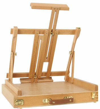 Этюдник настольный ГАММА "Московская палитра", бук, 38х42х13 (65) см, высота холста 86 см, 101018_11