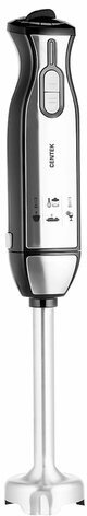 Блендер погружной CENTEK CT-1310, 1500 Вт, 2 скорости, 6 насадок, стакан, черный