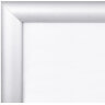 Рамка настенная с "клик"-профилем А2 (420х594 мм), алюминиевый профиль, BRAUBERG "Extra", 238222