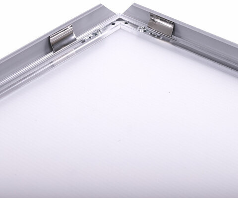 Рамка настенная с "клик"-профилем А2 (420х594 мм), алюминиевый профиль, BRAUBERG "Extra", 238222