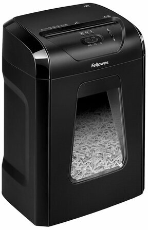 Уничтожитель (шредер) FELLOWES POWERSHRED 12C, 4 уровень секретности, фрагменты 4х40 мм, 12 л., 18 л, FS-71201