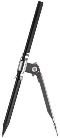 Циркуль ПИФАГОР металлический, "Козья ножка", без карандаша, 210600