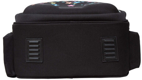 Ранец GRIZZLY анатомическая спинка, c брелоком, для девочек, "COLORFUL STARS", 36х28х20 см, RAz-386-1/1