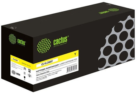 Картридж лазерный CACTUS (CS-VLC605Y) для Xerox VERSALink C605 желтый, ресурс 16800 стр.