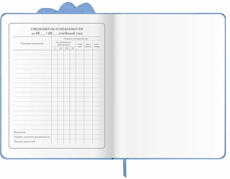 Дневник 1-4 класс 48 л., кожзам (твердая с поролоном), фигурный край, ЮНЛАНДИЯ, "КОТЕНОК", 105949