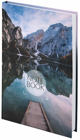 Блокнот БОЛЬШОЙ ФОРМАТ (215х295 мм) А4, 128 л., твердый, клетка, STAFF, &quot;Путешествие&quot;, 111595