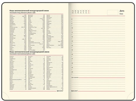 Ежедневник недатированный А5 138х213 мм BRAUBERG "Status", под кожу, 160 л., серо-голубой, 113365