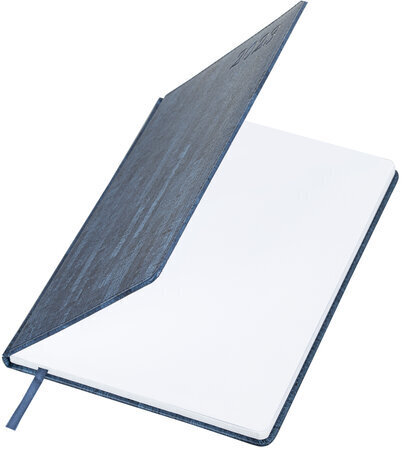 Еженедельник датированный 2023 БОЛЬШОЙ ФОРМАТ 210х297 мм А4, BRAUBERG "Wood", синий, 113940