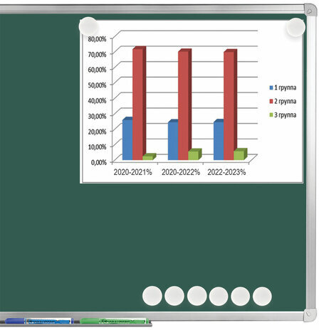 Магниты BRAUBERG "BLACK&WHITE" УСИЛЕННЫЕ 30 мм, НАБОР 10 шт., белые, 237467