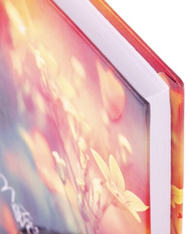 Блокнот МАЛЫЙ ФОРМАТ (110х147 мм), А6, 80 л., твёрдый, клетка, STAFF, "Цветы", 114438