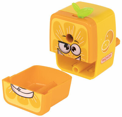 Точилка механическая ПИФАГОР "Апельсин", корпус оранжевый, 270426