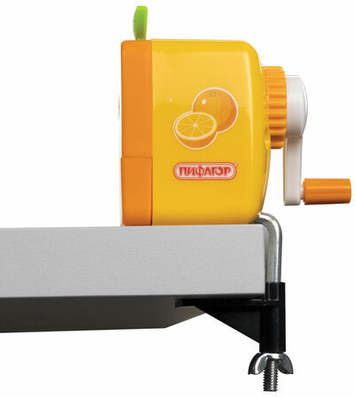 Точилка механическая ПИФАГОР "Апельсин", корпус оранжевый, 270426