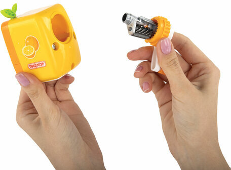 Точилка механическая ПИФАГОР "Апельсин", корпус оранжевый, 270426