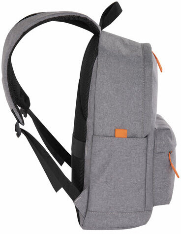 Рюкзак BRAUBERG URBAN универсальный с отделением для ноутбука, USB-порт, "Energy", серый, 44х31х14 см, 270806