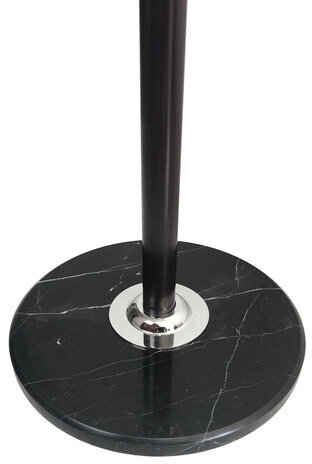 Вешалка-стойка BRABIX "CR-870" на мраморном диске, металл, 5+3 крючка, цвет коричневый, 606436