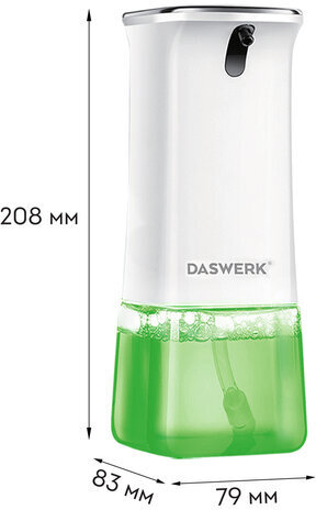 Сенсорный бесконтактный дозатор для жидкого МЫЛА-ПЕНЫ, 350 мл, DASWERK, 607844