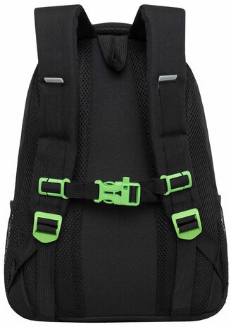 Рюкзак GRIZZLY школьный, укрепленная спинка, 3 отделения, для девочек, KITTENS, фиолетовый, 39х30х20 см, RG-362-4/2