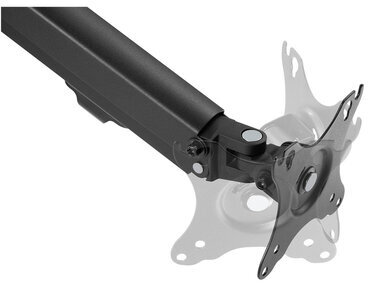 Кронштейн для монитора настольный VESA 75х75, 100х100, 17"-27", до 7 кг, SONNEN MOTION, 455944