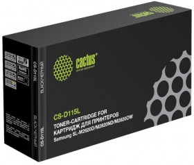 Картридж лазерный CACTUS (CS-D115L) для SAMSUNG SL-M2620D/M2820ND/M2820DW, ресурс 3000 стр.