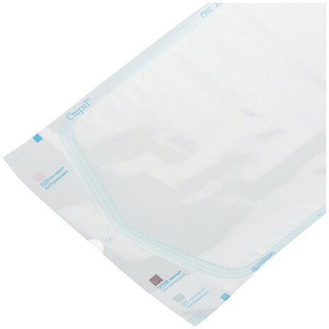 Пакет комбинированный самоклеящийся ВИНАР СТЕРИТ, комплект 100 шт., для ПАРОВОЙ/ГАЗОВОЙ стерилизации, 200х400 мм, 32