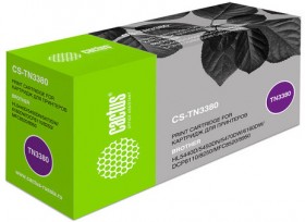Картридж лазерный CACTUS (CS-TN3380) для BROTHER HL-5450DNR/5470DWR/DCP-8110DN, ресурс 8000 стр.