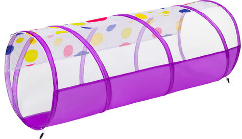 Детская игровая палатка-лабиринт с тоннелем и сухим бассейном, 90x190x270 см, BRAUBERG KIDS, 665172