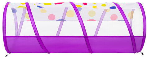 Детская игровая палатка-лабиринт с тоннелем и сухим бассейном, 90x190x270 см, BRAUBERG KIDS, 665172