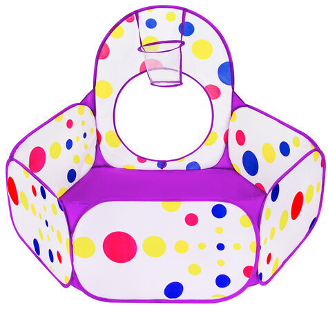 Детская игровая палатка-лабиринт с тоннелем и сухим бассейном, 90x190x270 см, BRAUBERG KIDS, 665172