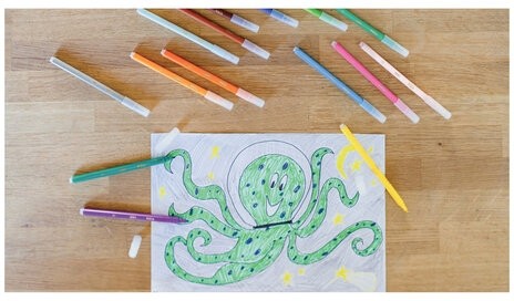 Фломастеры BIC "VISA", 18 цветов, суперсмываемые, вентилируемый колпачок, европодвес, 888681