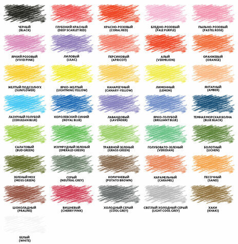 Карандаши цветные BRAUBERG PREMIUM, 36 цветов, трехгранные, грифель мягкий 3,3 мм, 181654