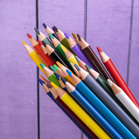 Карандаши цветные BRAUBERG PREMIUM, 36 цветов, трехгранные, грифель мягкий 3,3 мм, 181654