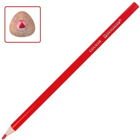 Карандаши цветные BRAUBERG PREMIUM, 36 цветов, трехгранные, грифель мягкий 3,3 мм, 181654