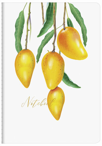 Тетрадь 40 л. в клетку обложка SoftTouch, фольга, бежевая бум. 70 г/м2, сшивка, А5 (147х210 мм), MANGO, BRAUBERG, 403783