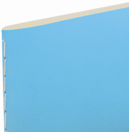 Тетрадь 48 л. в точку обложка кожзам SoftTouch, сшивка, A5 (147х210мм), ГОЛУБОЙ, BRAUBERG RAINBOW, 403883