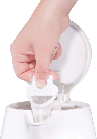 Чайник TEFAL BF925132, 1,7 л, 2400 Вт, закрытый нагревательный элемент, пластик, белый