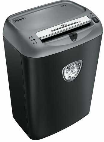Уничтожитель (шредер) FELLOWES POWERSHRED 75Cs, 4 уровень секретности, фрагменты 4x38 мм, 12 л., 27 л, FS-46750