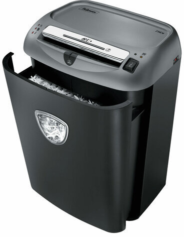 Уничтожитель (шредер) FELLOWES POWERSHRED 75Cs, 4 уровень секретности, фрагменты 4x38 мм, 12 л., 27 л, FS-46750