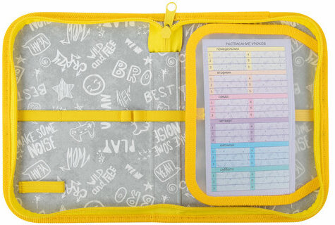 Пенал ПИФАГОР, 1 отделение 1 откидная планка, полиэстер, 19х13 см, "Street Legend", 271519