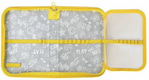 Пенал ПИФАГОР, 1 отделение 1 откидная планка, полиэстер, 19х13 см, "Street Legend", 271519