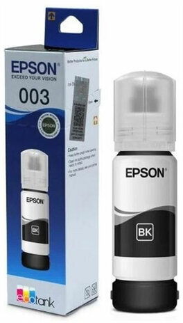 Чернила EPSON 003 (C13T00V198) для СНПЧ EPSON L3210/L3216/L3218, черные, ОРИГИНАЛЬНЫЕ