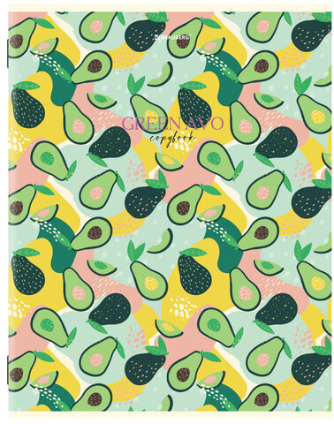 Тетради КОМПЛЕКТ 3 шт. А4, 96 л., BRAUBERG скоба, клетка, глянцевый лак, "Fruits", 404387